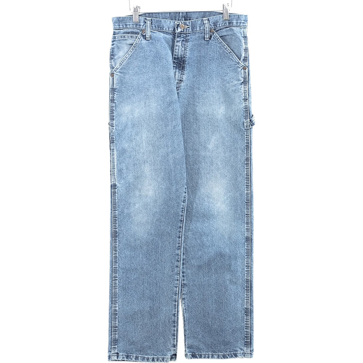 00'S Wrangler CARPENTER denim painter pants for men, equivalent to W32 cotton blue type Vintage Second Hand