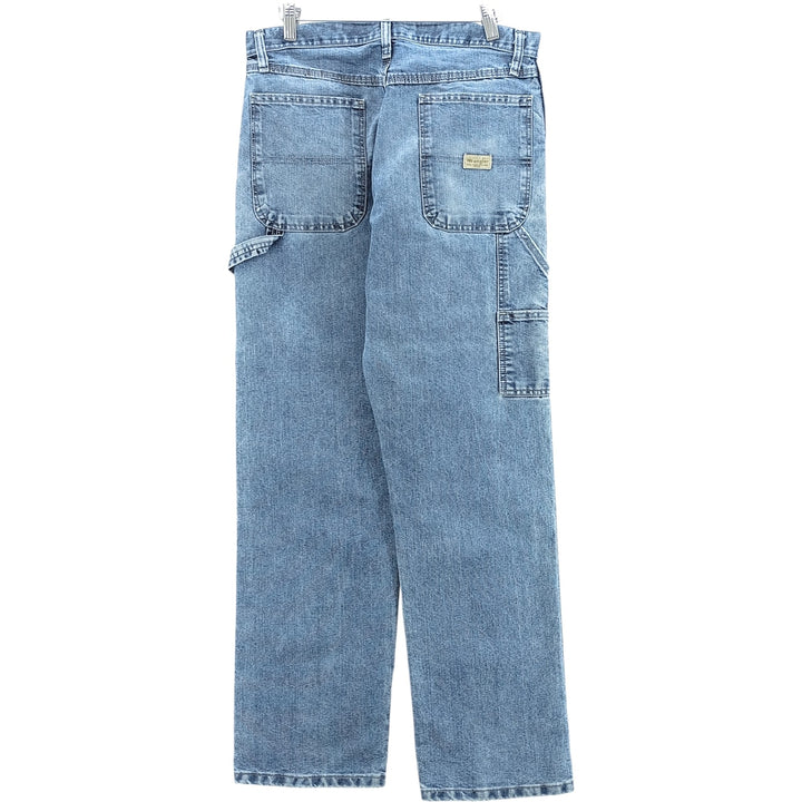 00'S Wrangler CARPENTER denim painter pants for men, equivalent to W32 cotton blue type Vintage Second Hand