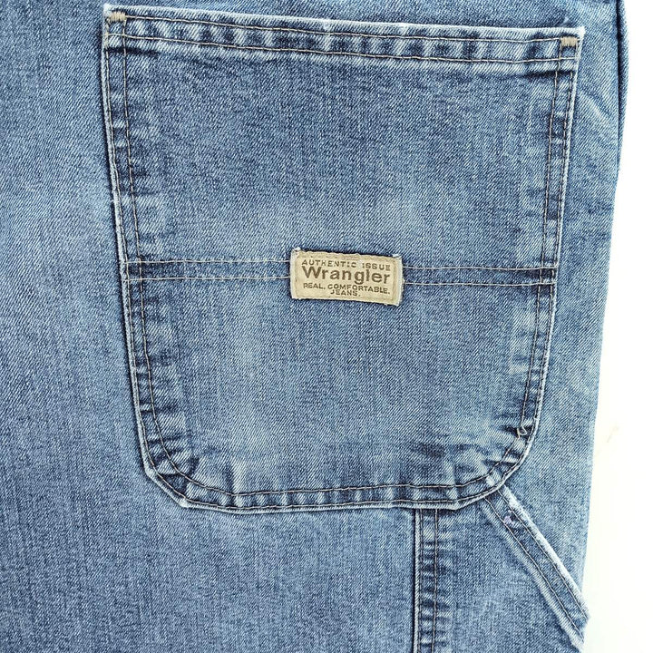 00'S Wrangler CARPENTER denim painter pants for men, equivalent to W32 cotton blue type Vintage Second Hand