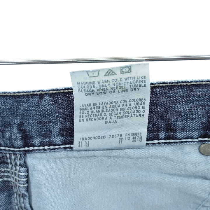 00'S Wrangler CARPENTER denim painter pants for men, equivalent to W32 cotton blue type Vintage Second Hand