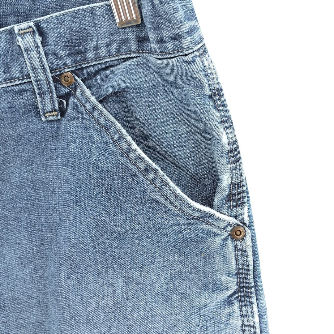 00'S Wrangler CARPENTER denim painter pants for men, equivalent to W32 cotton blue type Vintage Second Hand