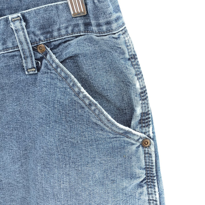 00'S Wrangler CARPENTER denim painter pants for men, equivalent to W32 cotton blue type Vintage Second Hand