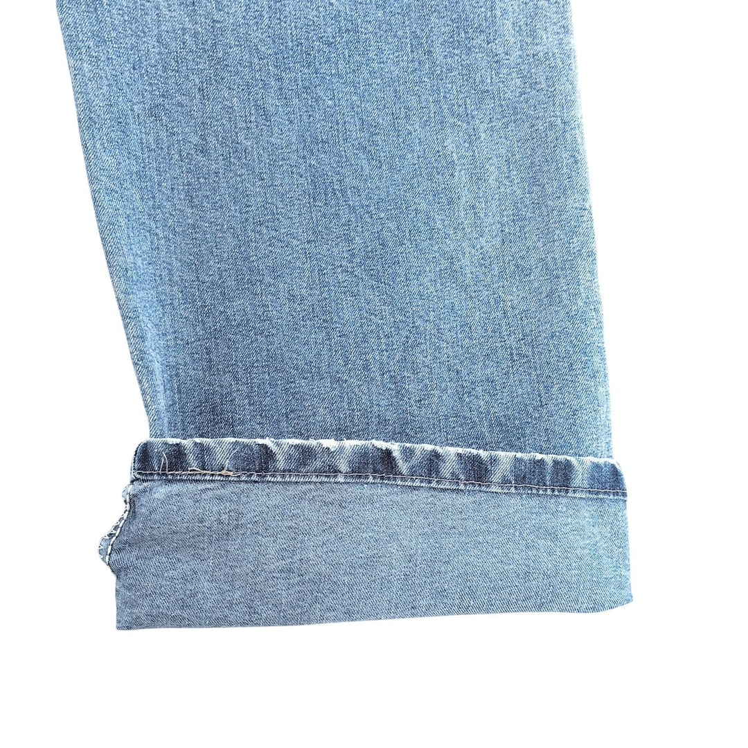 00'S Wrangler CARPENTER denim painter pants for men, equivalent to W32 cotton blue type Vintage Second Hand