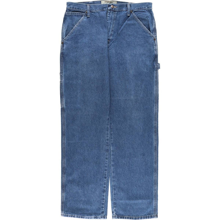 Wrangler Denim Painter Pants for Men, W34 equivalent cotton blue type Vintage Second Hand