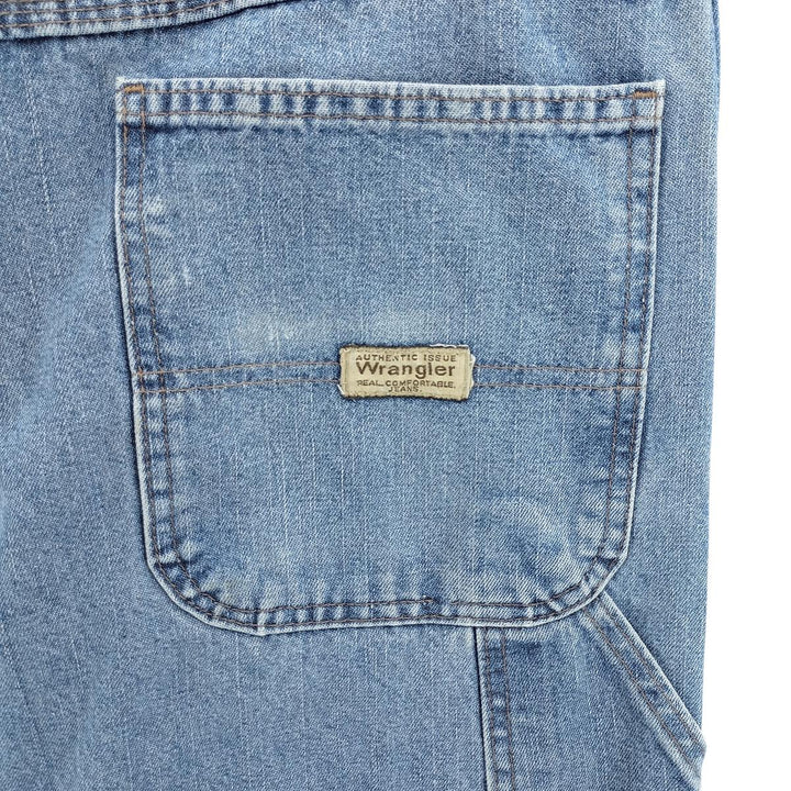00'S Wrangler CARPENTER denim painter pants for men, equivalent to W34 cotton blue type Vintage Second Hand