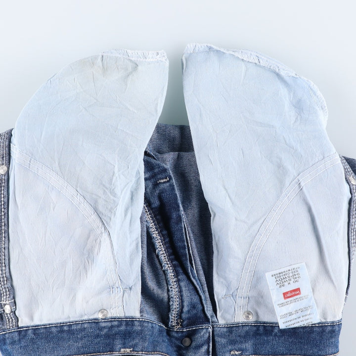 00'S Wrangler Denim Painter Pants Men's W30 equivalent cotton blue type Vintage Second Hand