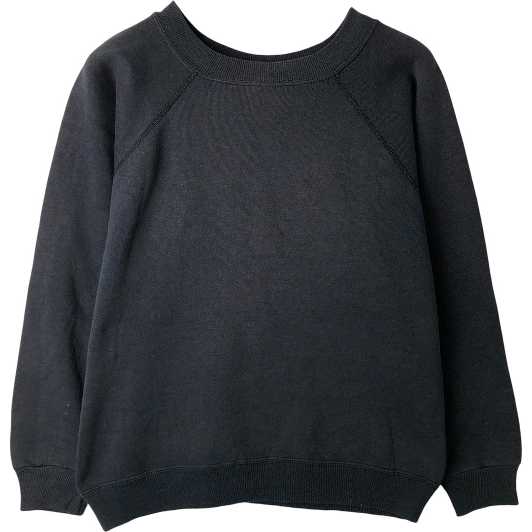 Vintage 90'S Hanes Her Way plain blank sweatshirt, made in the USA, size M, women's. acrylic black type Vintage Second Hand