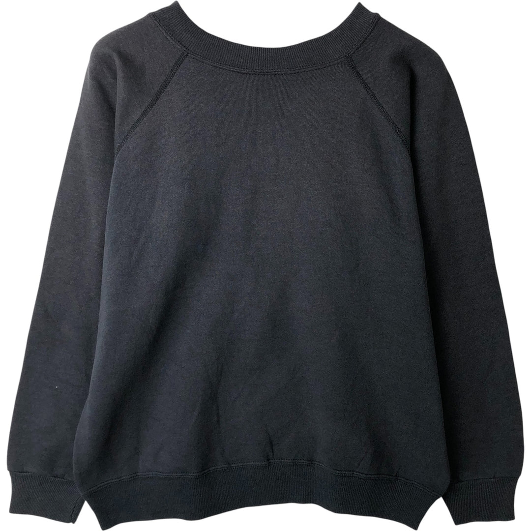 Vintage 90'S Hanes Her Way plain blank sweatshirt, made in the USA, size M, women's. acrylic black type Vintage Second Hand