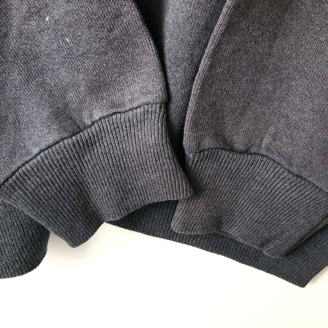 Vintage 90'S Hanes Her Way plain blank sweatshirt, made in the USA, size M, women's. acrylic black type Vintage Second Hand