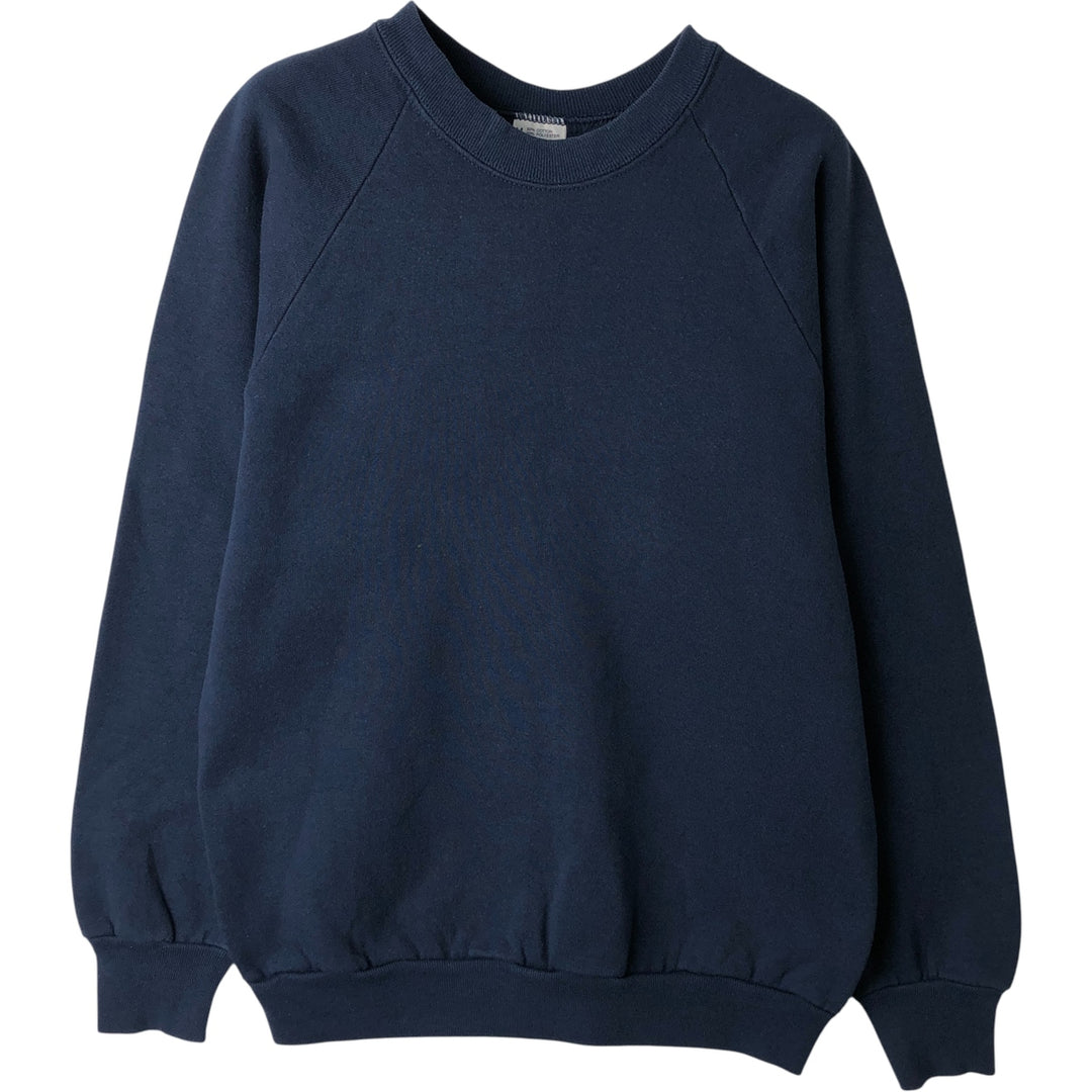 Vintage 90'S BVD blank sweatshirt, made in the USA, size M, men's. cotton navy blue type Vintage Second Hand