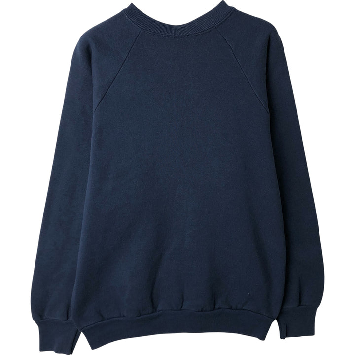 Vintage 90'S BVD blank sweatshirt, made in the USA, size M, men's. cotton navy blue type Vintage Second Hand