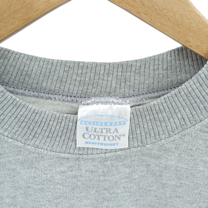 Gildan University of Wisconsin College Sweatshirt, Men's Size XL cotton gray type Vintage Second Hand