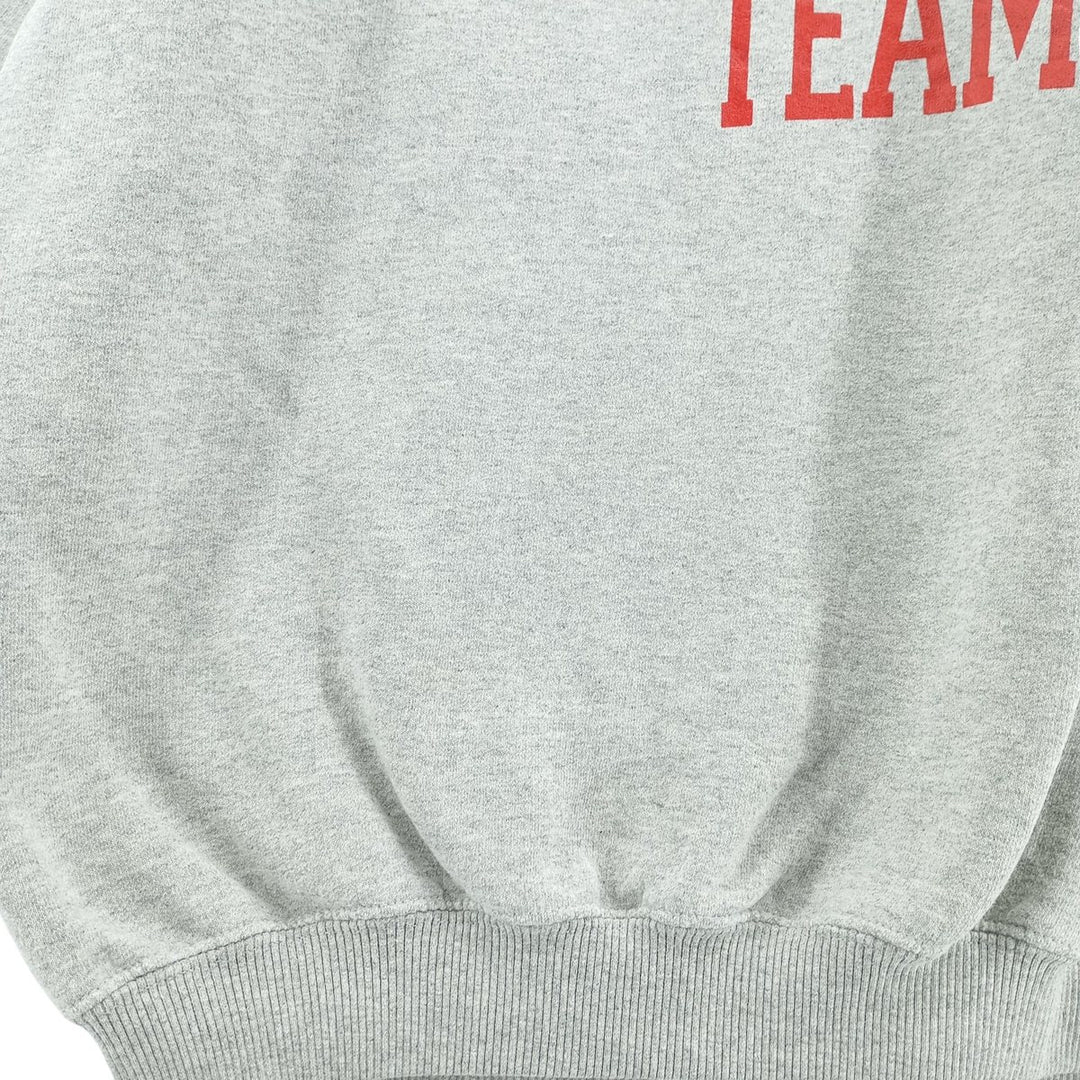 Gildan University of Wisconsin College Sweatshirt, Men's Size XL cotton gray type Vintage Second Hand