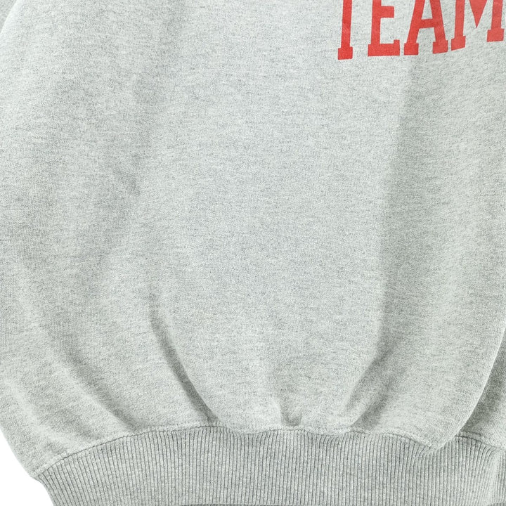 Gildan University of Wisconsin College Sweatshirt, Men's Size XL cotton gray type Vintage Second Hand