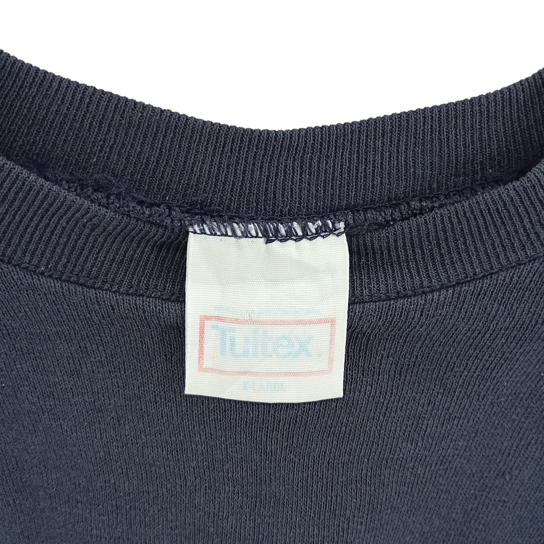 Vintage 80s-90'S Tultex plain blank sweatshirt, men's size XL cotton navy blue type Vintage Second Hand
