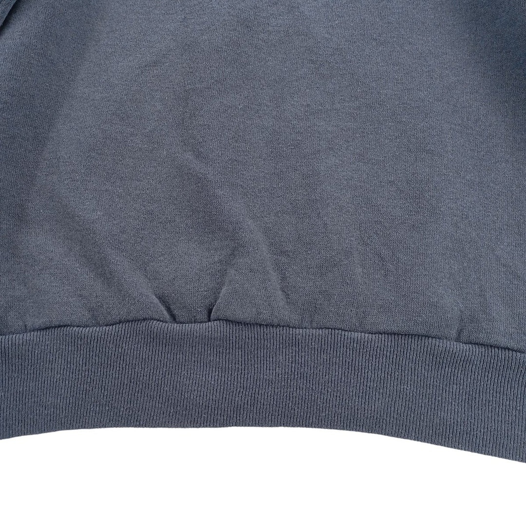 Vintage 80s-90'S Tultex plain blank sweatshirt, men's size XL cotton navy blue type Vintage Second Hand