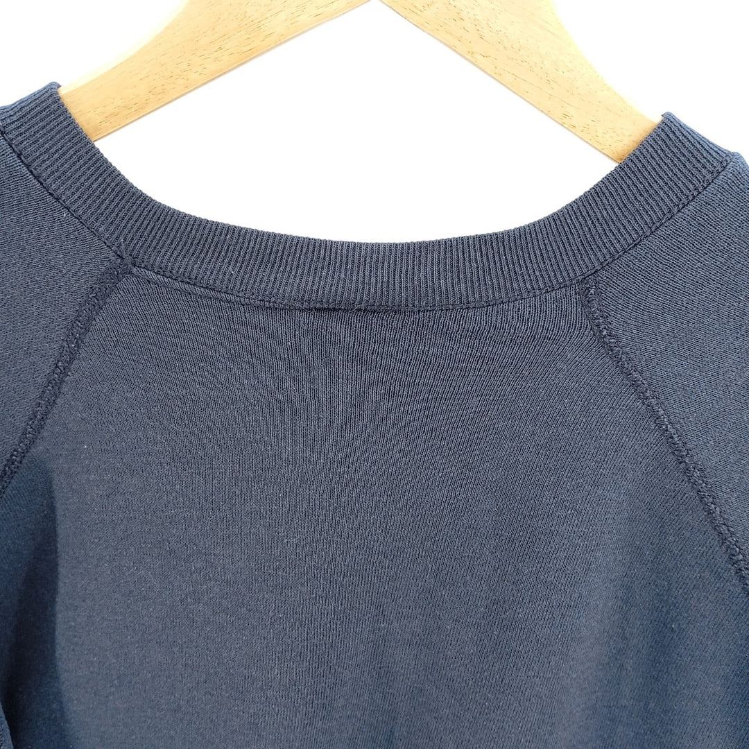 Vintage 80s-90'S Tultex plain blank sweatshirt, men's size XL cotton navy blue type Vintage Second Hand
