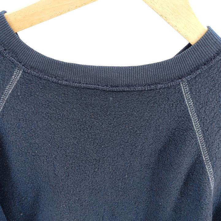 Vintage 80s-90'S Tultex plain blank sweatshirt, men's size XL cotton navy blue type Vintage Second Hand
