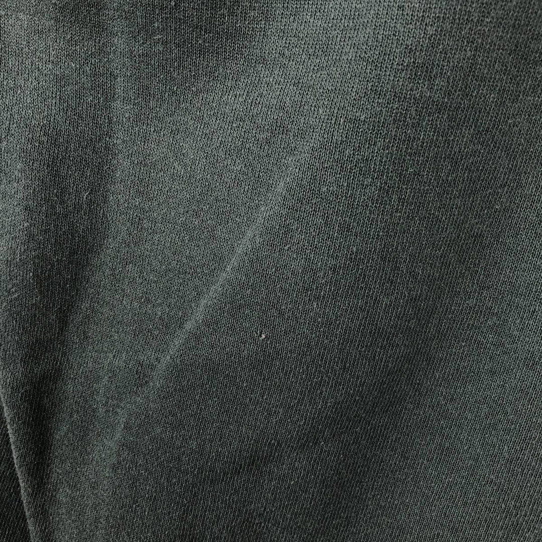 90'S Russell plain blank sweatshirt, sweatshirt, men's XL size, vintage cotton Green type dark green Vintage Second Hand