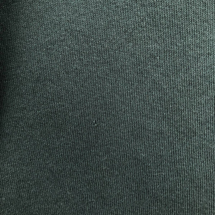 90'S Russell plain blank sweatshirt, sweatshirt, men's XL size, vintage cotton Green type dark green Vintage Second Hand