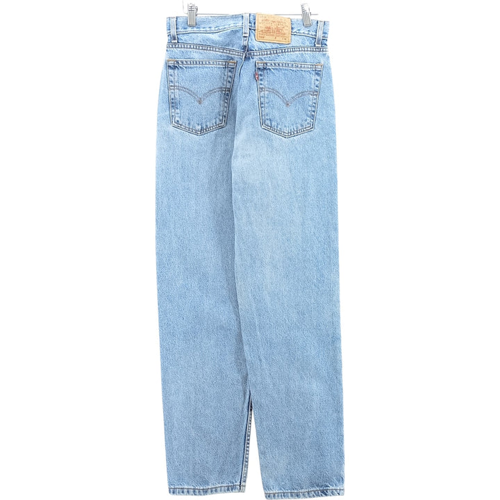 00'S Levi's 560 LOOSE FIT STRAIGHT LEG tapered denim pants, women's L (w29) equivalent cotton blue type Vintage Second Hand