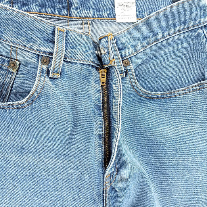 00'S Levi's 560 LOOSE FIT STRAIGHT LEG tapered denim pants, women's L (w29) equivalent cotton blue type Vintage Second Hand