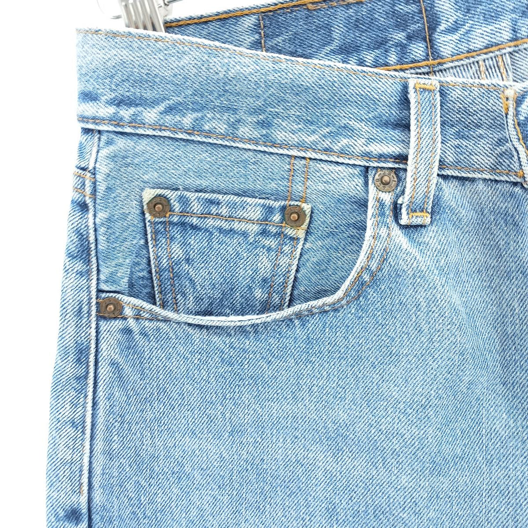 00'S Levi's 560 LOOSE FIT STRAIGHT LEG tapered denim pants, women's L (w29) equivalent cotton blue type Vintage Second Hand