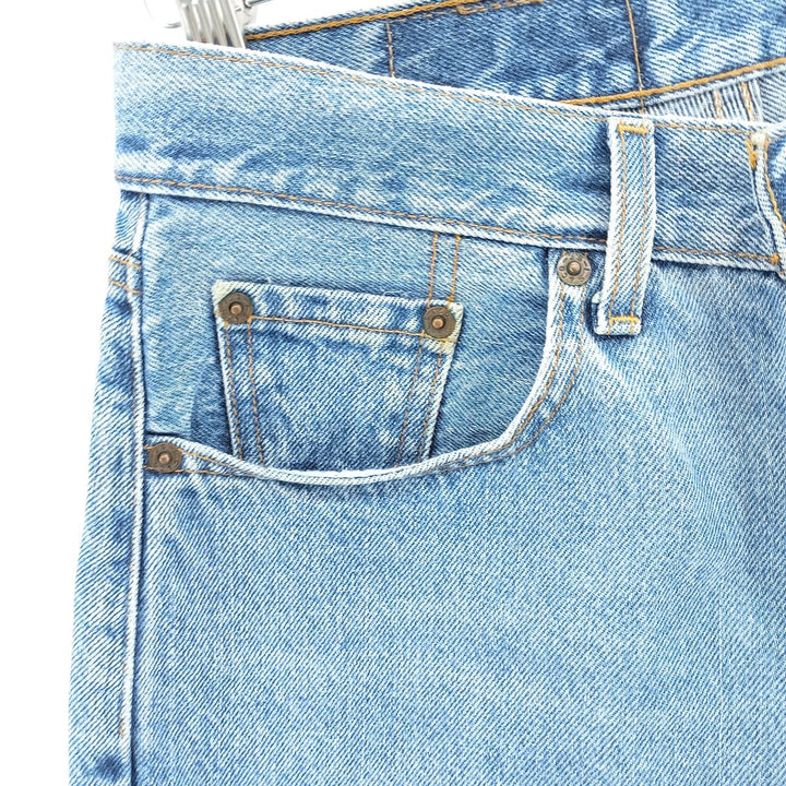 00'S Levi's 560 LOOSE FIT STRAIGHT LEG tapered denim pants, women's L (w29) equivalent cotton blue type Vintage Second Hand