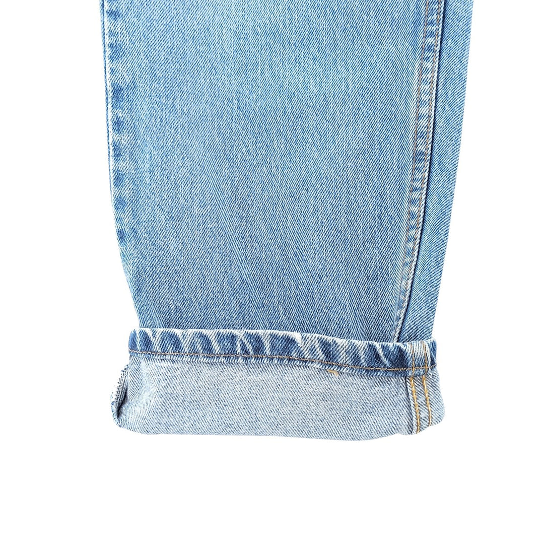 00'S Levi's 560 LOOSE FIT STRAIGHT LEG tapered denim pants, women's L (w29) equivalent cotton blue type Vintage Second Hand