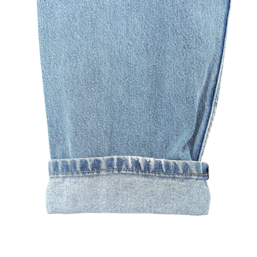 00'S Levi's 560 LOOSE FIT STRAIGHT LEG tapered denim pants, women's L (w29) equivalent cotton blue type Vintage Second Hand
