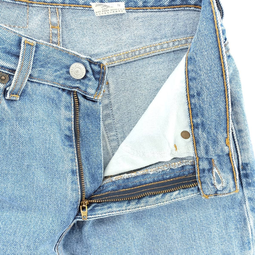00'S Levi's 560 LOOSE FIT STRAIGHT LEG tapered denim pants, women's L (w29) equivalent cotton blue type Vintage Second Hand