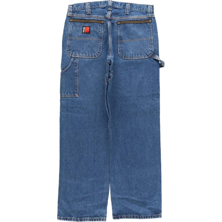 Wrangler RIGGS WORKWEAR Denim Painter Pants Men's W34 equivalent cotton blue type Vintage Second Hand