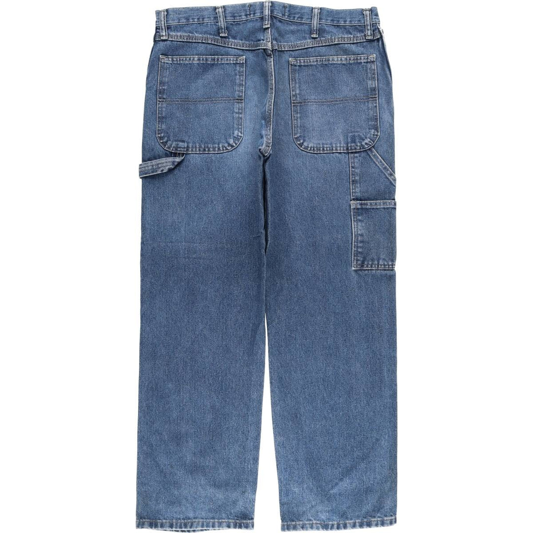 Wrangler Denim Painter Pants for Men, W35 cotton blue type Vintage Second Hand