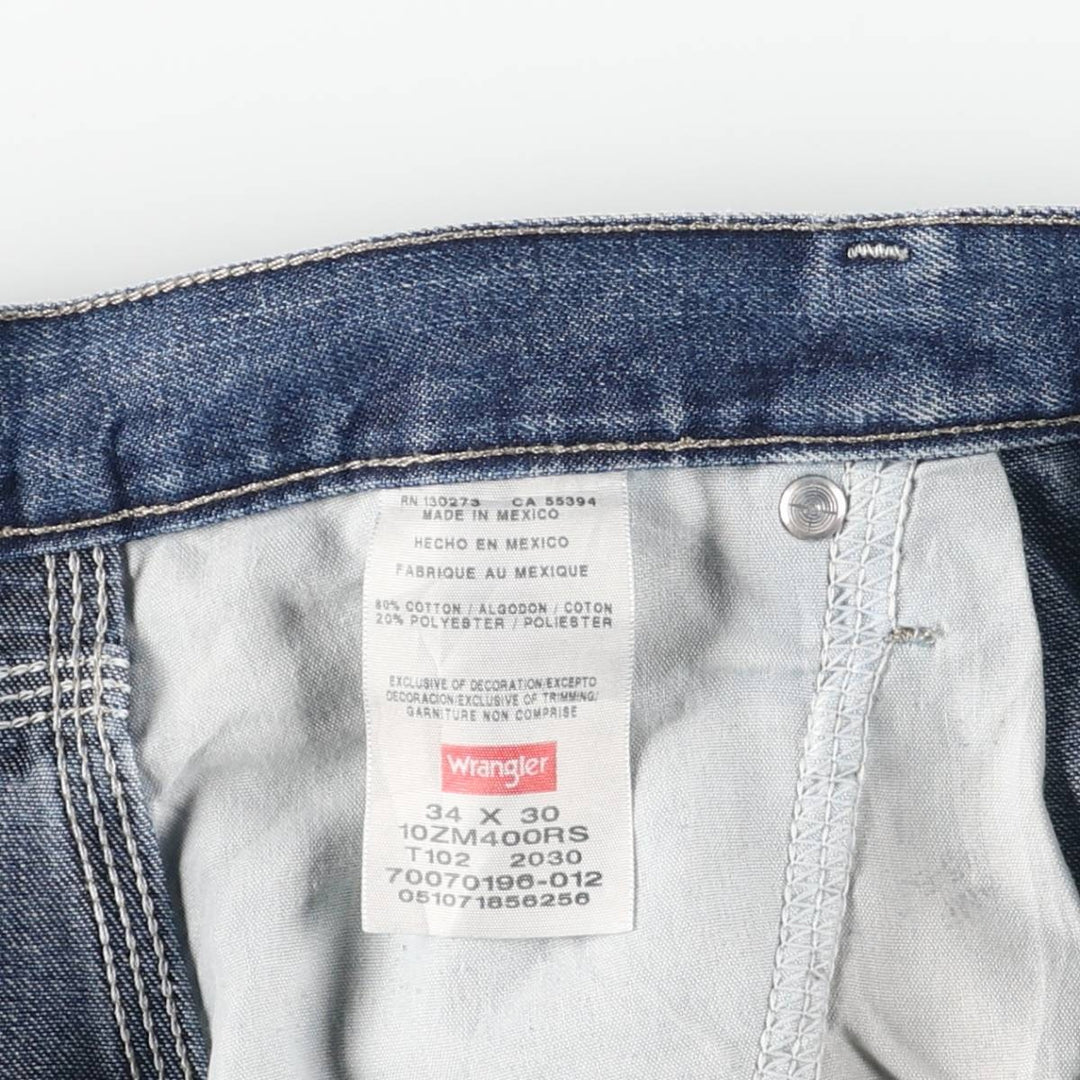 Wrangler Denim Painter Pants for Men, W35 cotton blue type Vintage Second Hand
