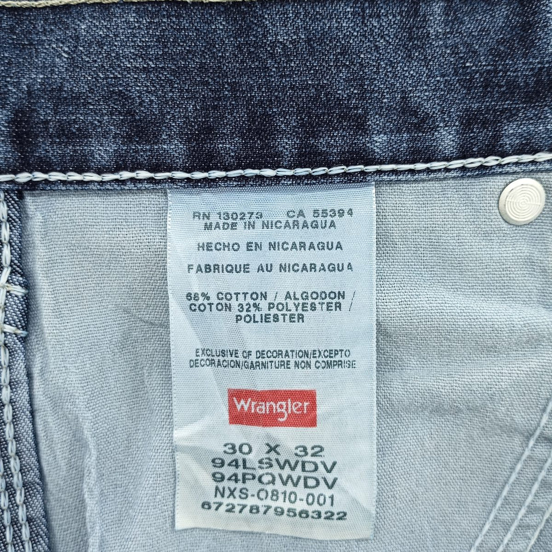 00'S Wrangler Denim Painter Pants Men's W31 equivalent cotton blue type Vintage Second Hand