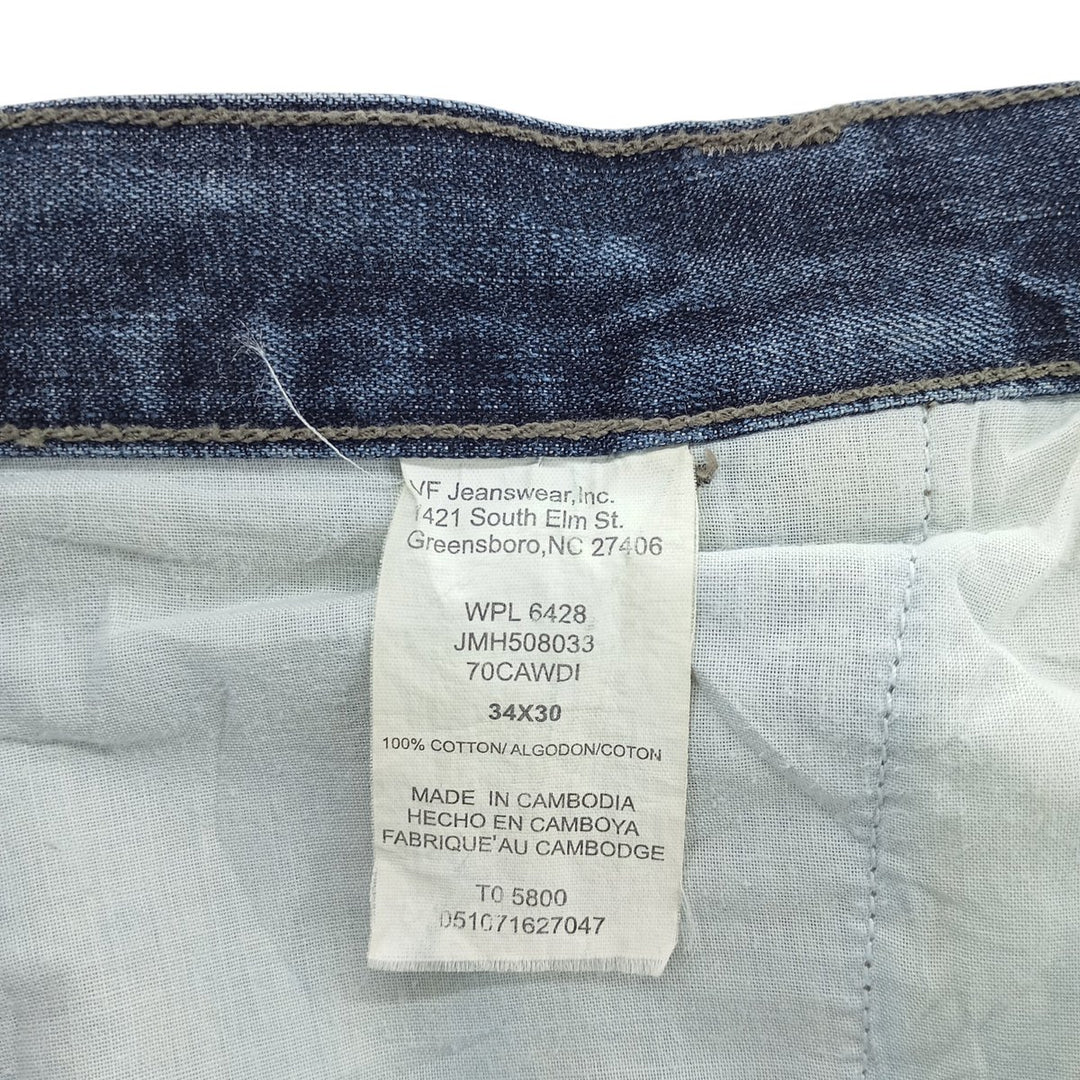 Wrangler Men's Denim Cargo Pants, Size W35 cotton blue type Vintage Second Hand
