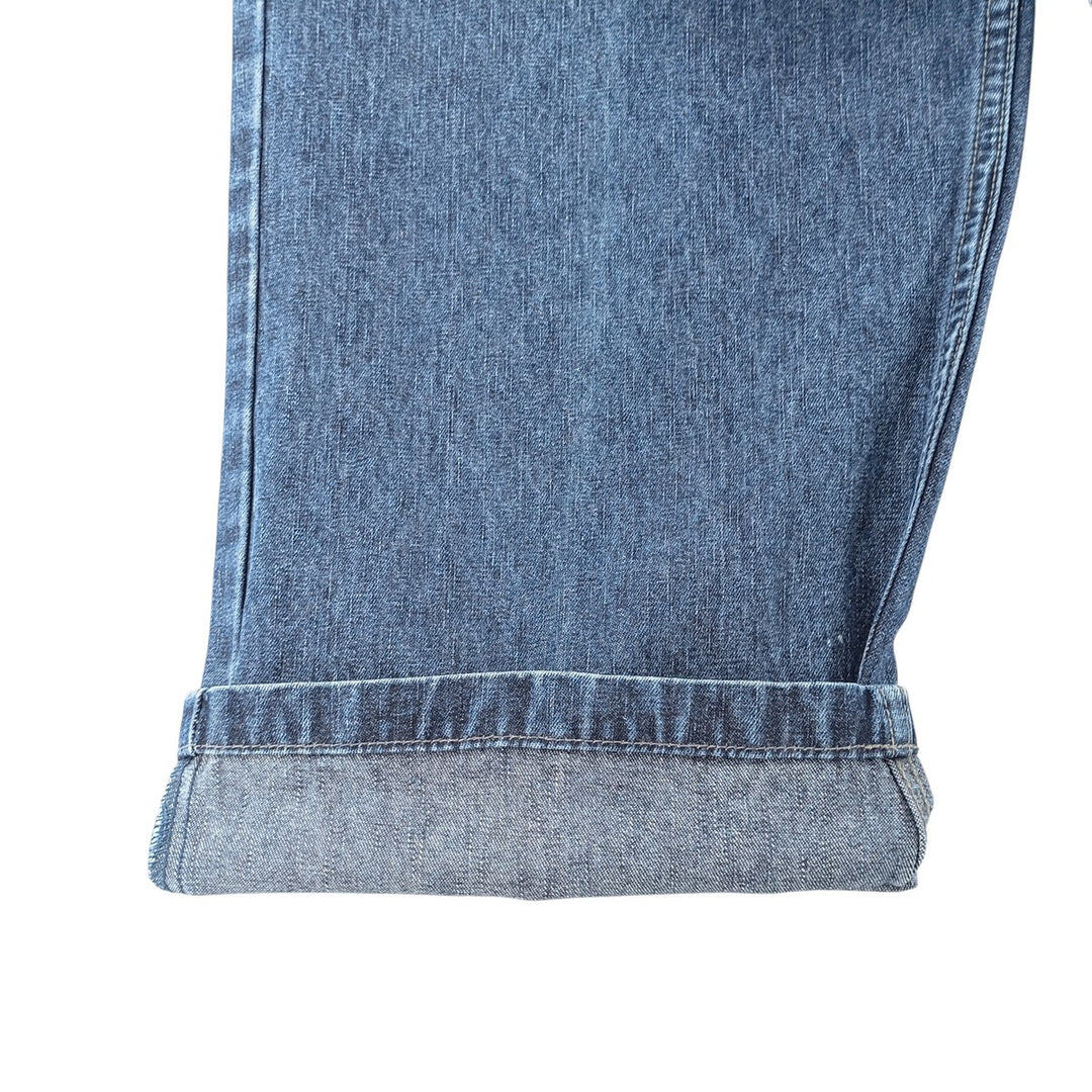 Wrangler Men's Denim Cargo Pants, Size W35 cotton blue type Vintage Second Hand
