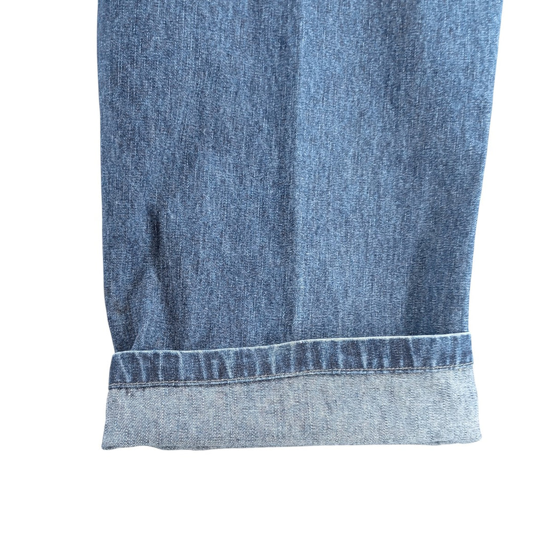 Wrangler Men's Denim Cargo Pants, Size W35 cotton blue type Vintage Second Hand