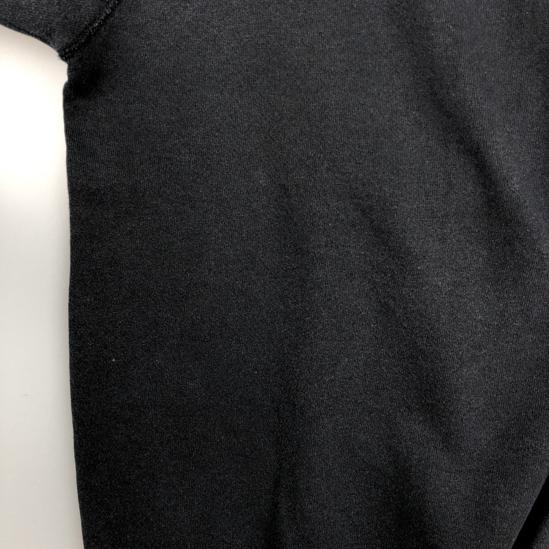 Vintage 90'S Hanes blank sweatshirt, made in the USA, size M, men's. cotton black type Vintage Second Hand