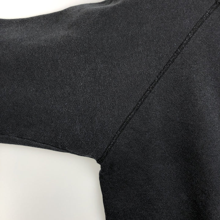 Vintage 90'S Hanes blank sweatshirt, made in the USA, size M, men's. cotton black type Vintage Second Hand