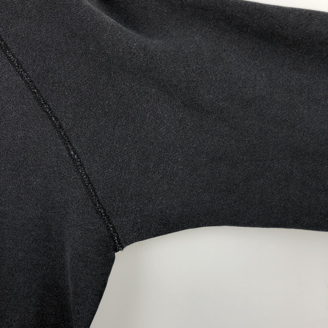 Vintage 90'S Hanes blank sweatshirt, made in the USA, size M, men's. cotton black type Vintage Second Hand