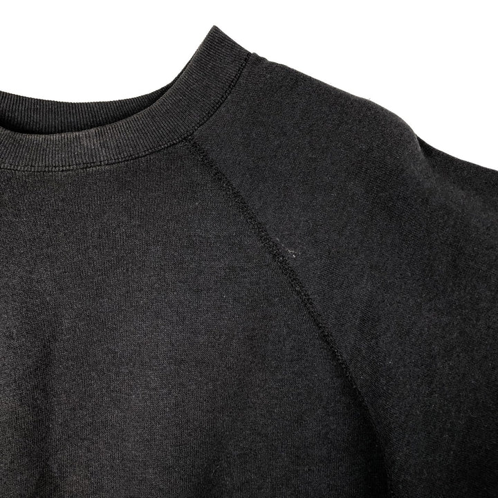 Vintage 1980'S Steinwurtzel blank sweatshirt, made in the USA, size M, men's acrylic black type Vintage Second Hand