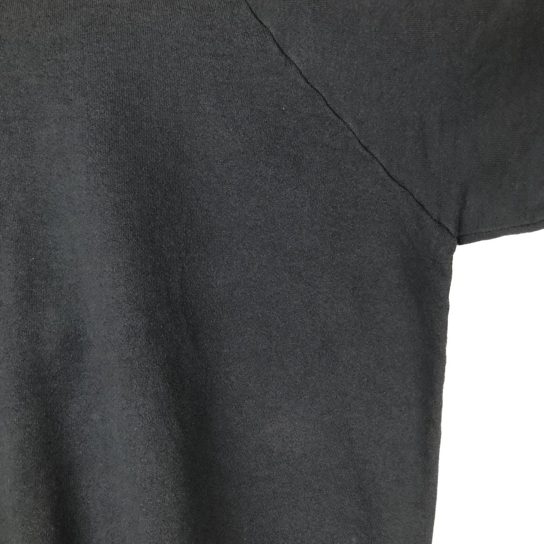 Vintage 90'S Fruit of the Loom plain blank sweatshirt, made in the USA, men's size XL cotton black type Vintage Second Hand