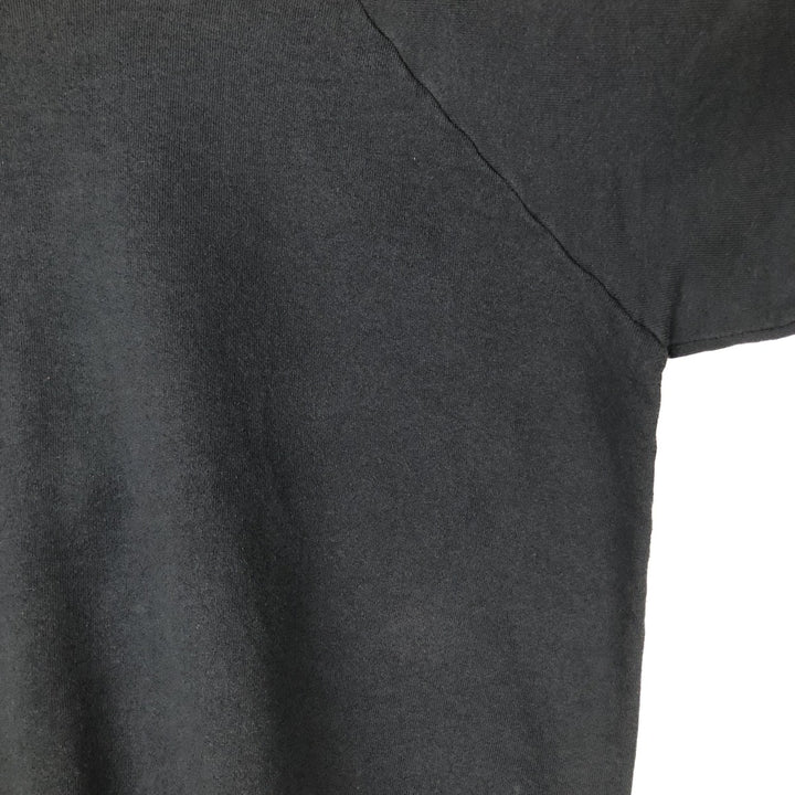 Vintage 90'S Fruit of the Loom plain blank sweatshirt, made in the USA, men's size XL cotton black type Vintage Second Hand
