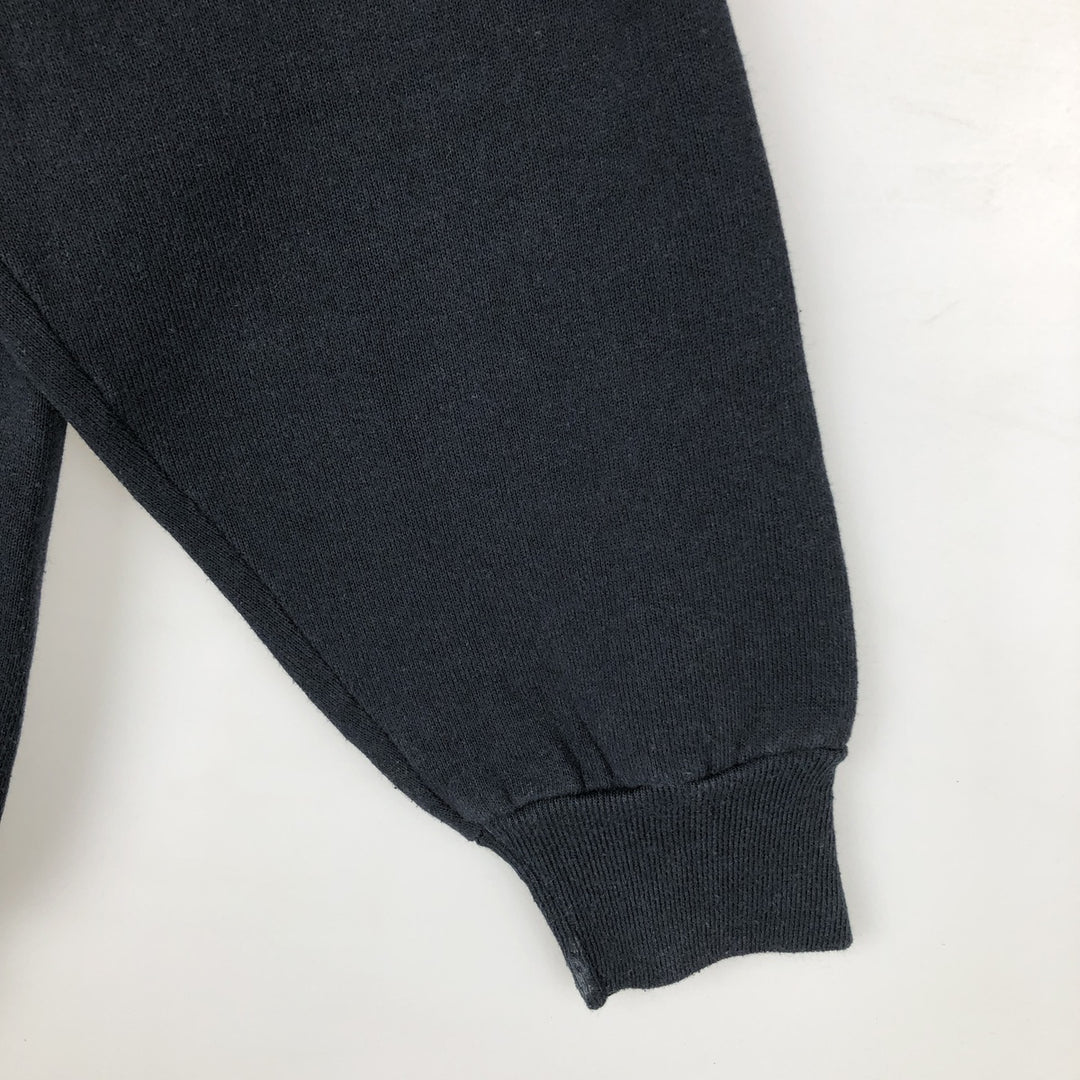 Vintage 90'S Fruit of the Loom plain blank sweatshirt, made in the USA, men's size XL cotton black type Vintage Second Hand