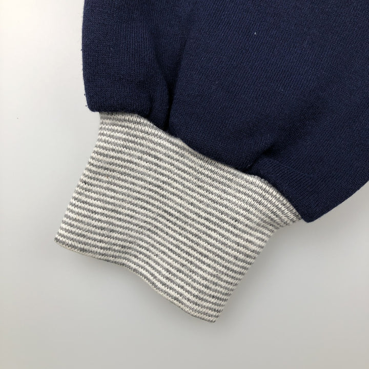 90'S Russell sweatshirt, made in USA, men's size L, vintage cotton navy blue type Vintage Second Hand