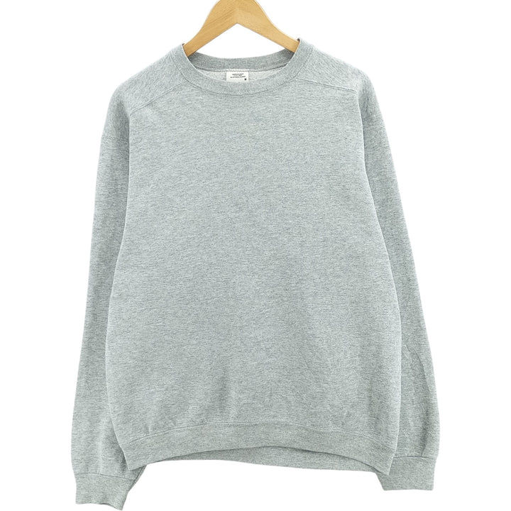 90s-00'S Wilson plain blank sweatshirt, men's size M, vintage cotton gray type Vintage Second Hand