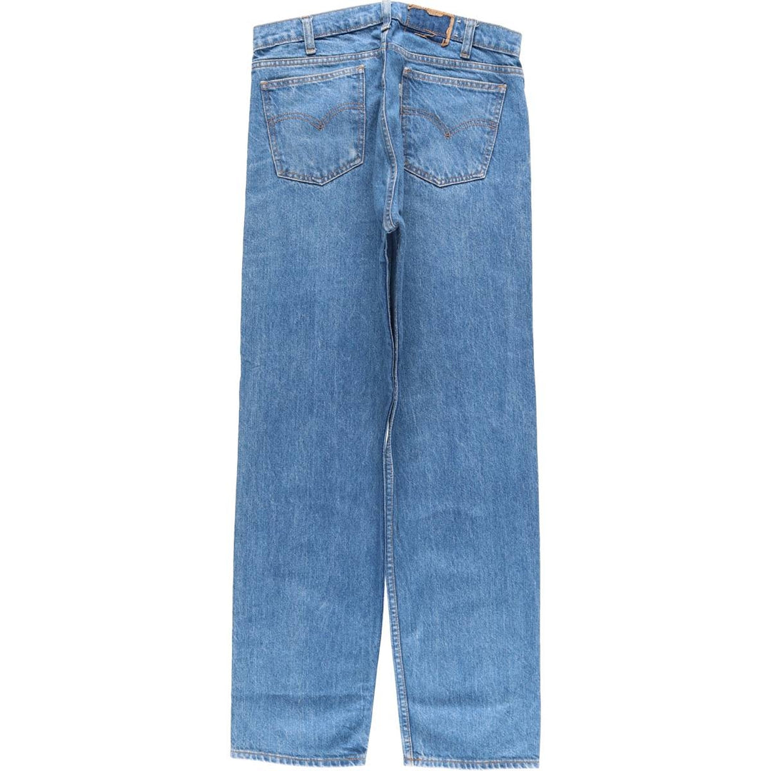 Vintage 80s-90'S Levi's tapered denim pants, men's size W32 unclear blue type Vintage Second Hand