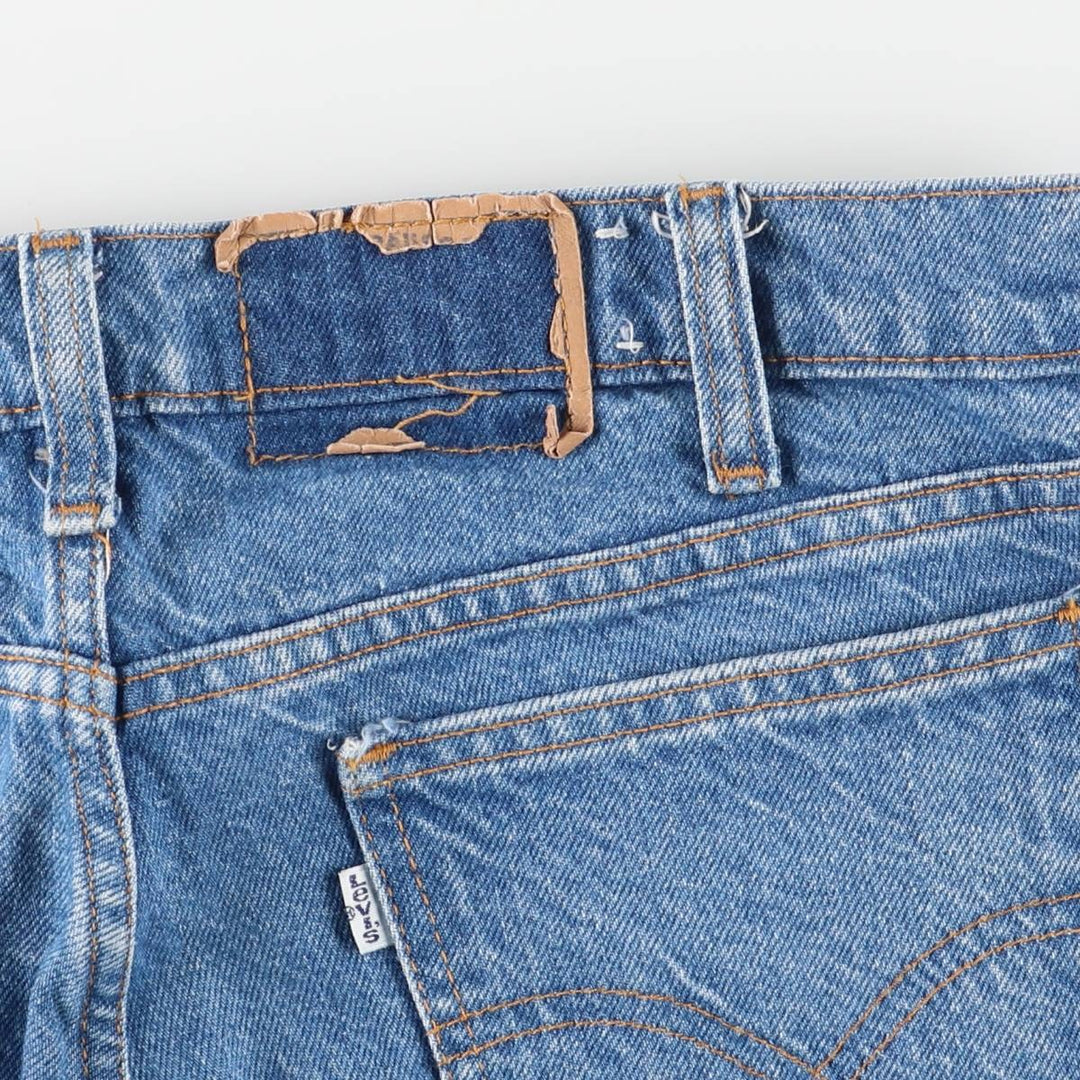 Vintage 80s-90'S Levi's tapered denim pants, men's size W32 unclear blue type Vintage Second Hand