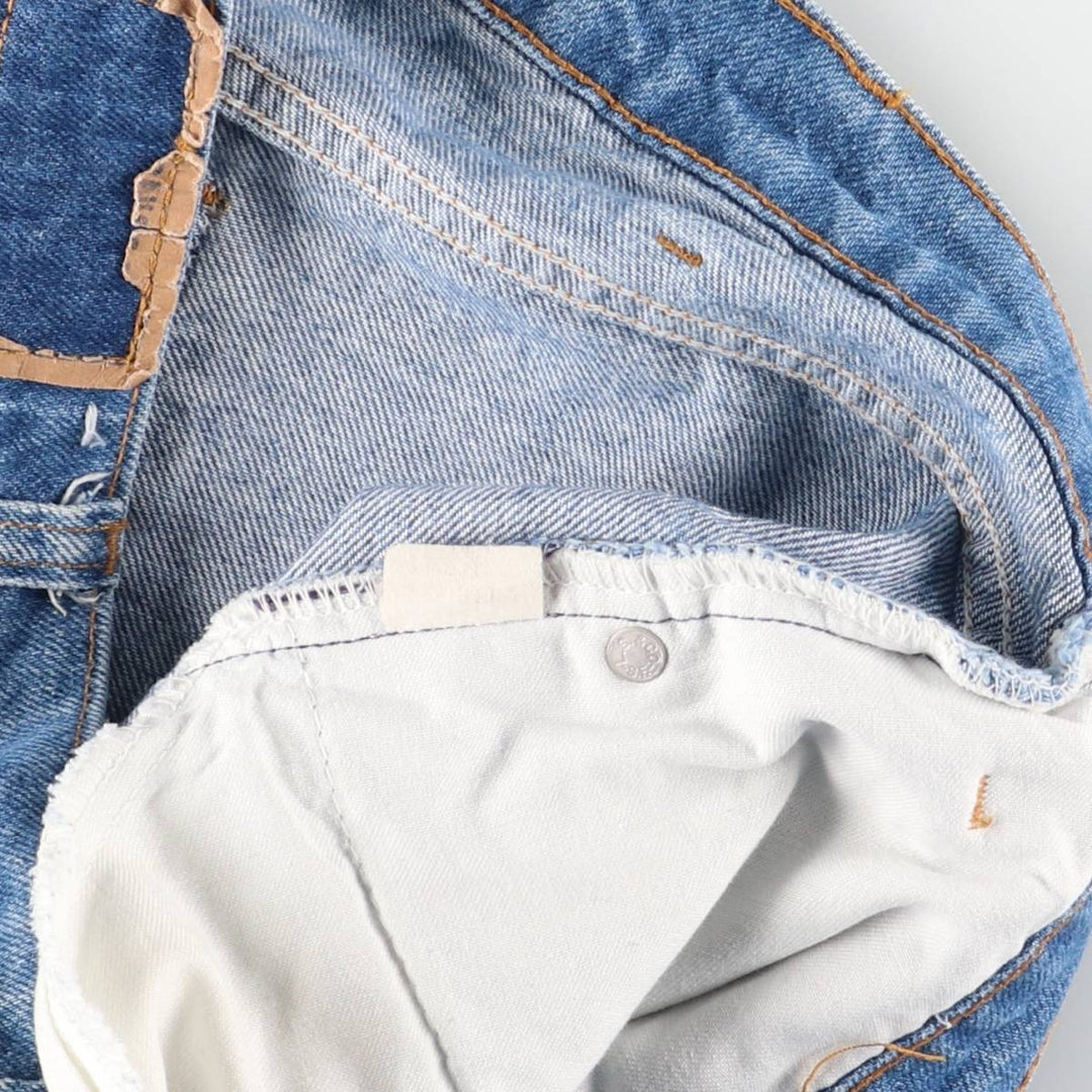 Vintage 80s-90'S Levi's tapered denim pants, men's size W32 unclear blue type Vintage Second Hand